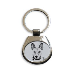 Basenji- colección de anillos de claves con imágenes de perros de raza pura, regalo único, sublimación!