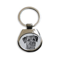 Border Terrier- collezione di portachiavi con le immagini di cani di razza, regalo unico, sublimazione!