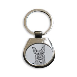 German Shepherd- collection of keyrings with images of purebred dogs, unique gift, sublimation