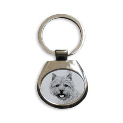 Norwich terier- collection of keyrings with images of purebred dogs, unique gift, sublimation