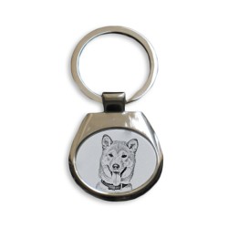 Shiba Inu- collection of keyrings with images of purebred dogs, unique gift, sublimation