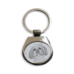 Shih Tzu- collection of keyrings with images of purebred dogs, unique gift, sublimation