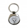 Weimaraner- collection of keyrings with images of purebred dogs, unique gift, sublimation