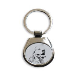 Bouledogue américain - collection de porte-clés avec des images de chiens de race pure, cadeau unique, sublimation
