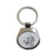 Bedlington terier- collection of keyrings with images of purebred dogs, unique gift, sublimation