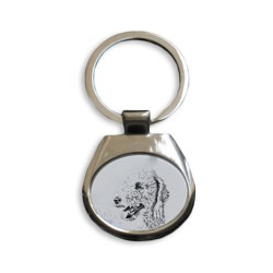 Bedlington terier - collection de porte-clés avec des images de chiens de race pure, cadeau unique, sublimation