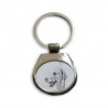 Bedlington terier - collection de porte-clés avec des images de chiens de race pure, cadeau unique, sublimation