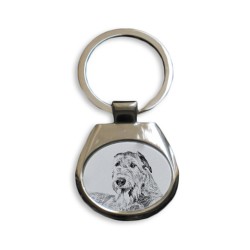 Lévrier irlandais- collection de porte-clés avec des images de chiens de race pure, cadeau unique, sublimation