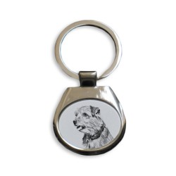 Norfolk Terrier- collection of keyrings with images of purebred dogs, unique gift, sublimation