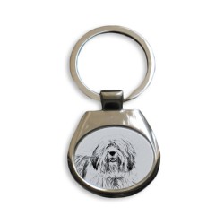 Polish Tatra Sheepdog- collection of keyrings with images of purebred dogs, unique gift, sublimation
