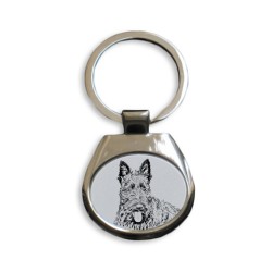 Scottish Terrier- collection of keyrings with images of purebred dogs, unique gift, sublimation