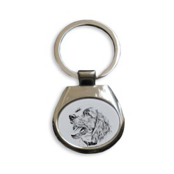 English Springer Spaniel- collection of keyrings with images of purebred dogs, unique gift, sublimation