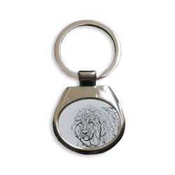 Tibetan Mastiff- collection of keyrings with images of purebred dogs, unique gift, sublimation