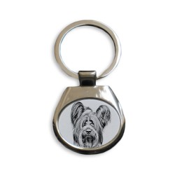 Redbone coonhound- collection of keyrings with images of purebred dogs, unique gift, sublimation