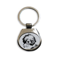 Portuguese Water Dog- collection of keyrings with images of purebred dogs, unique gift, sublimation