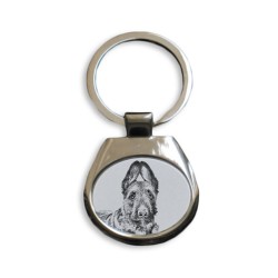 Laekenois- collection of keyrings with images of purebred dogs, unique gift, sublimation