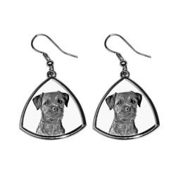 Border Terrier, Nuova collezione di orecchini con immagini di cani di razza!!!
