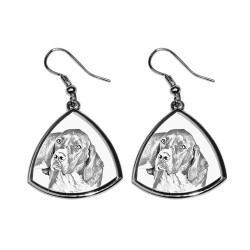 English Pointer,collection of earrings with images of purebred dogs, unique gift