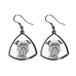 Basset Griffon Vendeen,collection of earrings with images of purebred dogs, unique gift