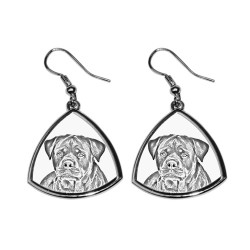 Rottweiler,collection of earrings with images of purebred dogs, unique gift