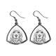 American Cocker Spaniel,collection of earrings with images of purebred dogs, unique gift