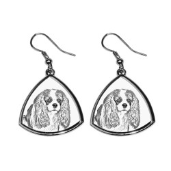 Cavalier King Charles Spaniel- La nouvelle collection de boucles d'oreilles avec des images de chiens de race