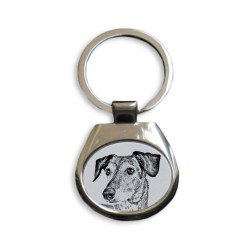 Lévrier arabe- collection de porte-clés avec des images de chiens de race pure, cadeau unique, sublimation