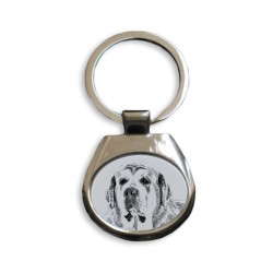 Spanish Mastiff- collection of keyrings with images of purebred dogs, unique gift, sublimation