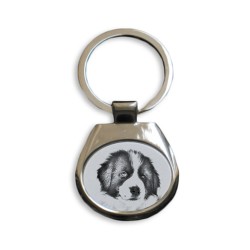 Tornjak- collection of keyrings with images of purebred dogs, unique gift, sublimation
