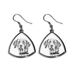 English Pointer,collection of earrings with images of purebred dogs, unique gift