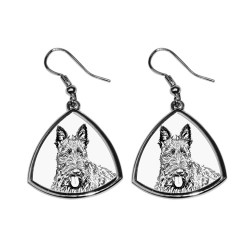 Scottish Terrier,collection of earrings with images of purebred dogs, unique gift