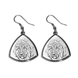 Tibetan Mastiff,collection of earrings with images of purebred dogs, unique gift