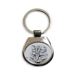 Bobtail américain - collection de porte-clés avec des images de chats de race pure, cadeau unique, sublimation