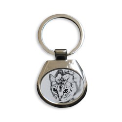 Ocicat- colección de anillos de claves con imágenes de gattos de raza pura, regalo único, sublimación!