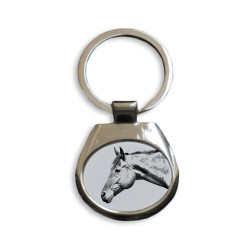 Quarter horse - collection de porte-clés avec des images de chevals de race pure, cadeau unique, sublimation