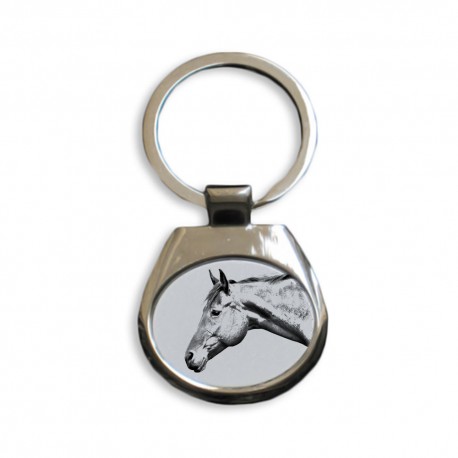 Quarter horse - collezione di portachiavi con le immagini di cavalli di razza, regalo unico, sublimazione!