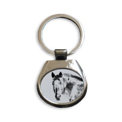 Appaloosa - collection de porte-clés avec des images de chevals de race pure, cadeau unique, sublimation