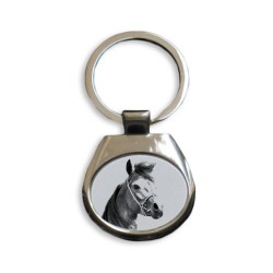 Caballo árabe - colección de anillos de claves con imágenes de caballos de raza pura, regalo único, sublimación!