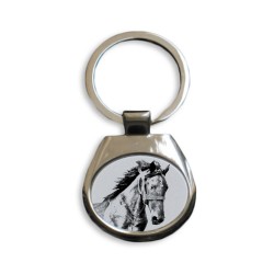 Mustang  - Kollektion der Schlüsselanhänger, (Anhänger) mit Bild der Rassepferde, schön Geschenk, Sublimation
