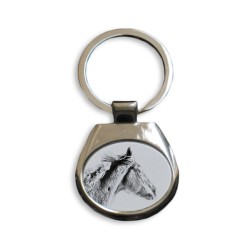 Thoroughbred - collection of keyrings with images of purebred horses, unique gift, sublimation