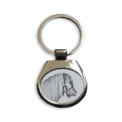 Poni de las Shetland - colección de anillos de claves con imágenes de caballos de raza pura, regalo único, sublimación!