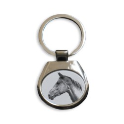 Akhal-Teke - collection of keyrings with images of purebred horses, unique gift, sublimation