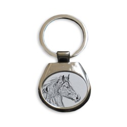 Freiberger - collection of keyrings with images of purebred horses, unique gift, sublimation