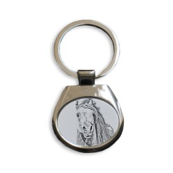 Pintabian- collection of keyrings with images of purebred horses, unique gift, sublimation
