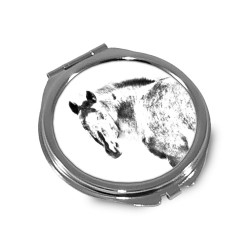 Caballo Appaloosa - Espejo de bolsillo con una imagen de caballo