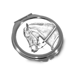 Paso Fino- Espejo de bolsillo con una imagen de caballo