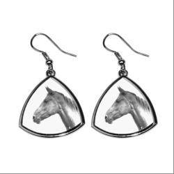 Akhal-Teke- La nouvelle collection de boucles d'oreilles avec des images de chevals de race