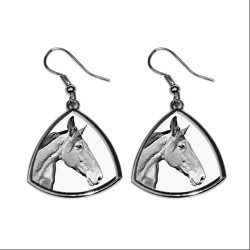 Australian Stock Horse, collection of earrings with images of purebred horse, unique gift