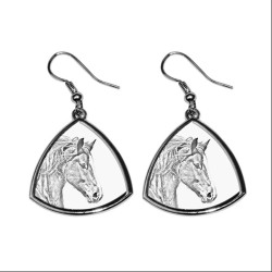Giara horse, Neue Kollektion der Ohrringe mit Bild der Rassepferd, schön Geschenk