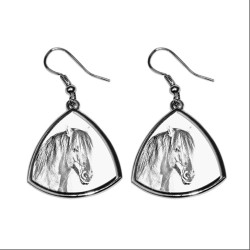 Henson, collection of earrings with images of purebred horse, unique gift